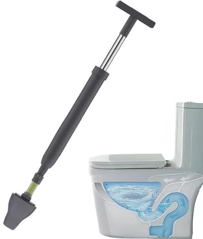 Stantuffo per WC | Strumento di sblocco dello scarico – stantuffo WC ad alta pressione per scarico del pavimento del WC