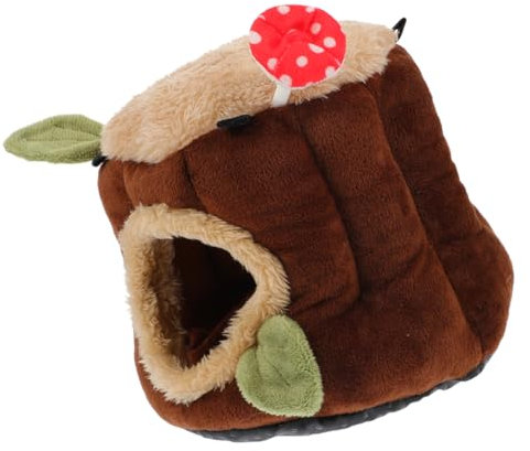 FONDOTIN Hamster Hütte Aus Warmes Nest Für Kleine Tiere Idealer Rückzugsort Für Hamster Und Andere Nager Platzsparendes Design Für Käfige Und Boden Bequem Und Geruchsfrei