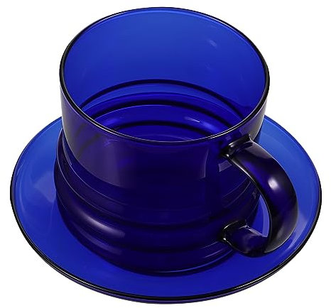 CIYODO Set Tazza Da Caffè Con Piattino in Tazzine Da Caffè Semplici Per Bevande Calde E Fredde Per Feste