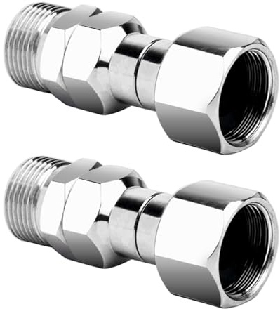 Joytrace M22 14mm Pressure Washer Swivel Fitting 360° Kink-Free Hose Connector Kit (2-Pack) for Most Power Washers 5000 PSI