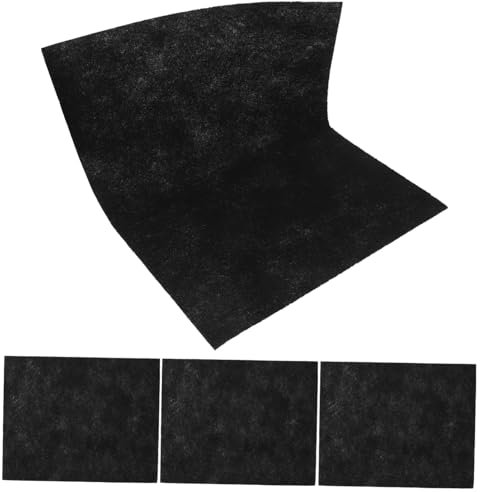 Tofficu 4hojas Fieltro De Filtro De Activado Filtros De Ventilación Hogar Material Reutilizable Para Campana De Cocina y Ventilación De Aire