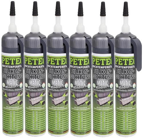 PETEC 6x 97720 Dichtung | 6x 97720, PETEC Silikondichtung Matic Sd 200ML,