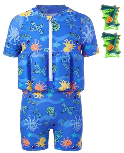 Summshall Badeanzug Baby Mädchen Jungen mit Floatation Kleinkind Schwimmtraining Hilfe Schwimmende Badeanzug EIN Stück Schwimmern Badeanzüge