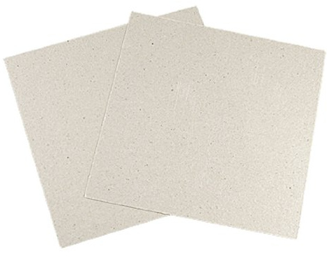 sourcing map 2 Pcs Reemplazo 12 x 12cm Mica Placas para Microonda Horno