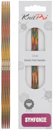 KnitPro Symfonie Nadelspiele 6 (15cm) | 2mm