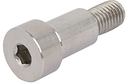 sourcing map 304 Edelstahl Bolzen 13mm Schulterdurchmesser M10 Gewinde | 20mm Schulterlänge