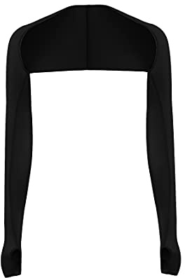 WoLover Women Cooling Shawl Arm Sleeve with Finger Hole, Comfortable & Breathable, Anti-UV, Ladies Sun Protection Cooler Shrug
