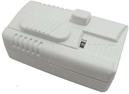 Variateur de pied à LED Blanc 100 W / 300 W à intensité variable en continu pour ampoule LED à intensité variable, variateur d'intensité avec cordon et variateur d'intensité silencieux (100 W blanc)