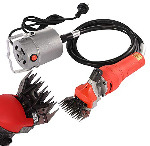 HEWXWX 1500W Esquileo EléCtrico Ultraligero De Ovejas Y Cabras, MáQuina Cortadora De Tijeras De Granja, Cortadora De Lana, MáQuina De Corte De Tijera, Se Puede Colgar, con Caja