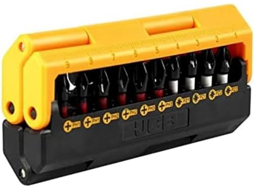 JCB 13-Piece Impact Drill Bit Set - Unleash the Power of Precision Impact Driving and Screwing