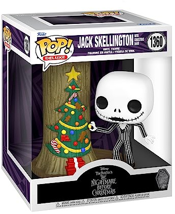 Funko POP! Deluxe: Disney The Nightmare Before Christmas - Jack Skellington | Offizielles Cartoon/Animation Merch - Vinyl Sammelfigur als Regal Deko - Geschenkidee zum Geburtstag für Fans und Sammler