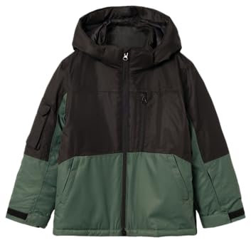 NAME IT Jungen Nkmslope10 Ski Jacket Block Fo Schneejacke, Climbing Ivy, 152