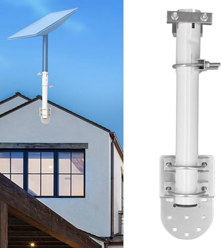 Kit di Montaggio Starlink per Starlink V2, Staffa di Montaggio su Palo da Parete per Tetto Internet, Resistente Al Vento e Alla Pioggia, Set di Installazione su Palo Dell'antenna