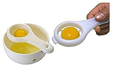 SEPARATORE COLORATO SEPARA TUORLO ALBUME DIVIDI UOVO UOVA DECORATO