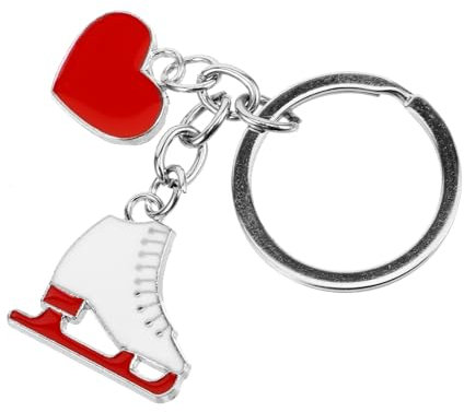 BESPORTBLE Eislauf Schlüsselanhänger Metall Zinklegierung Robust Entzückendes Schlittschuh Geschenk Für Mädchen Paare Taschenanhänger Accessoire