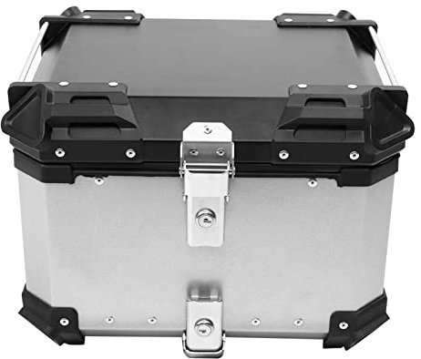 Leapiture Universal 45L Motorrad-Heckbox, Gepäck, abschließbare Heckbox, Heckbox, großes Fassungsvermögen, Heckbox aus Aluminium für Automobile
