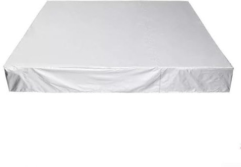 Vilgftyiet Copertura impermeabile per vasca quadrata, copertura solare per piscine fuori terra, copertura estiva per piscina, grande copertura quadrata per spa all'aperto, impermeabile, a prova di