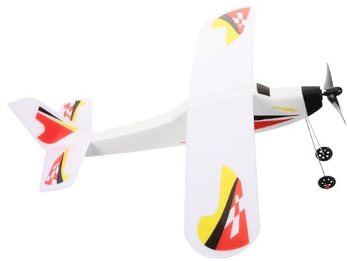 IMIKEYA Glider Plane Rubber Band Powered Toy Lightweight Foam Model for Boys and Girls Outdoor Activities and Special Occasions Random Style