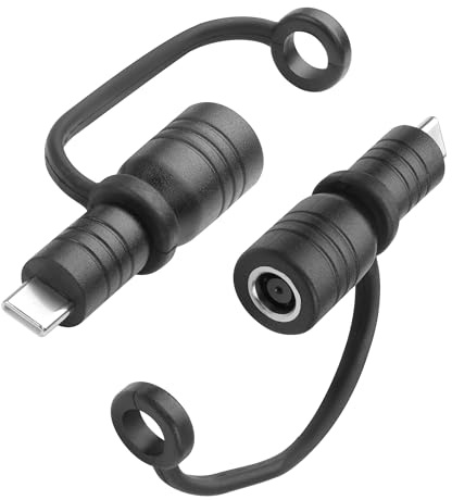 YAODHAOD USB C auf DC 7,4 mm x 5,0 mm Adapter 100 W PD für Dell und HP Laptops – USB auf DC7450 Konverter Schnellladung für Handys, Tablets und Laptops, 2 Stück