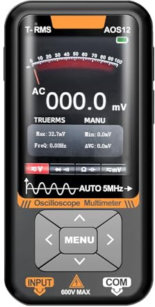Small Handheld Multimeter Oscilloscope Mixed Tool Color Screen Easy Carry Digital Multimeter Upgrades For Engineers Rechargeable Handheld Oscilloscope