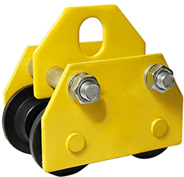 Heavy Duty Manual I-Beam Trolley, Double Wheel Steel Trolley Crane, Suitable for Garage Lifts, Can Be Mounted On Various Beams