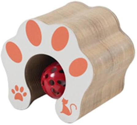 Tableau griffoir orgue pour chats | Jouet piste pliable avec boule | Jeu de chasse simulation exercice mental | Plaisir intérieur extérieur maison salon