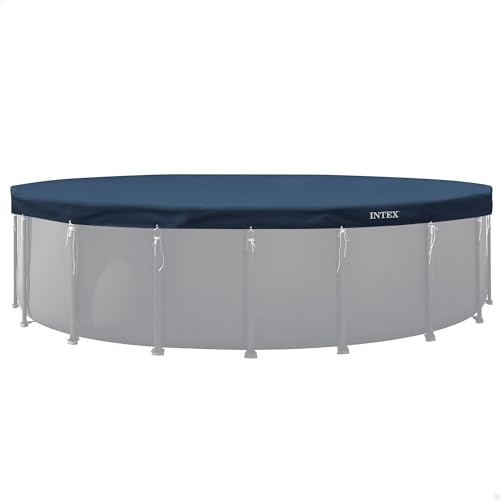 Intex - 28088 - Bâche Hiver pour Piscine Ronde Tubulaire diamètre 6,10M - Epaisseur 50/100