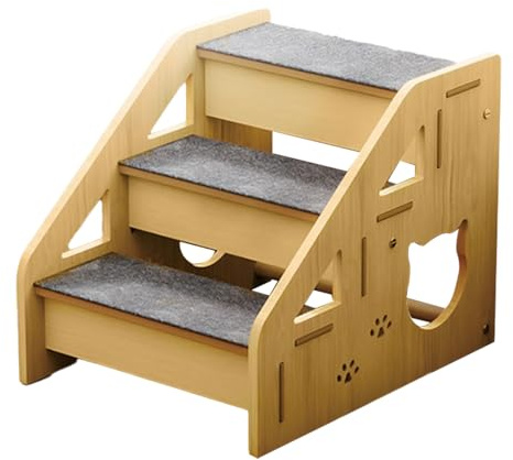 Escalones para Perros para Cama Escalera de Madera Antideslizante para