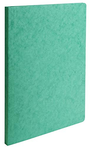 Exacompta 50er Pack Premium Aktendeckel. Aus extra starkem Colorspan-Karton für DIN A4 grün Hefter ideal für das Büro und Schule und die mobile Organisation