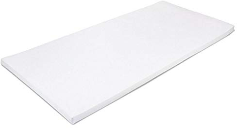 MSS e.K. Viscoelastische Matratzenauflage 200 x 90 x 7 cm Topper mit Bezug