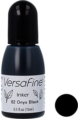 Tsukineko Imagine Crafts Tinte Versafine Pigment Inker-Onyx schwarz, c1, Onе Paсk