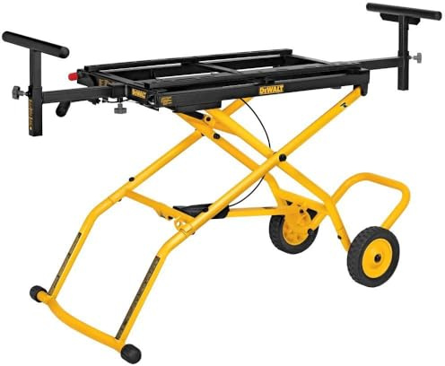 DEWALT Miter Saw Stand with Wheels (DWX726), Yellow