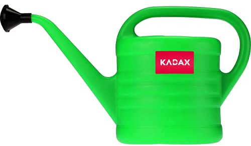 KADAX Gießkanne 2,5L, Gartengießkanne aus Kunststoff für Innen- und Außenbereich, Bewässerung, Blumen, Zimmerpflanzen, Garten, Haus, Wohnung, Gartengeräte mit Brause (2,5L)