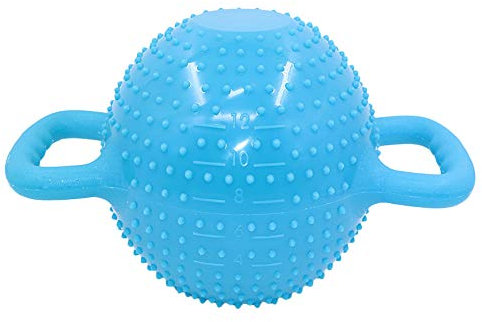 Tragbare Yoga Fitness Kesselglocke Weibliche Wassergefüllte Kettlebells Verstellbare Gewichtsübungsgeräte Pilates Shaping Hantel mit Binauralem Griff,ablu