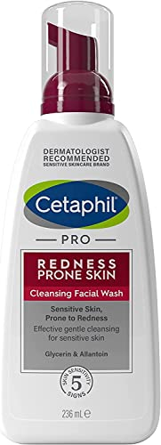 Cetaphil Face Wash, 236ml, PRO Cleansing Facial Wash, For Sensitive & Redness Prone Skin,packaging may vary