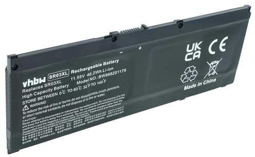 vhbw Akku Ersatz für HP HSTNN-IB8L, L08855-855, L08934-1B1, SR03XL für Notebook (4000mAh, 11.55V, Li-Polymer)