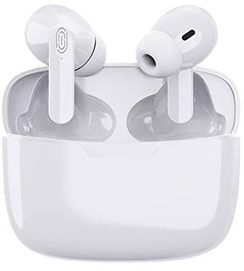 Language Translator Earbuds, unterstützt 114 Sprachen Online-Übersetzung in Echtzeit, Instant Voice Language Translator mit Bluetooth und APP, Simultanübersetzung (Weiß)