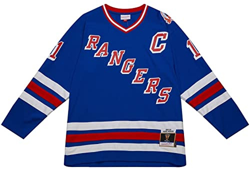 Mitchell & Ness M&N Blue Line Mark Messier New York Rangers Jersey - L