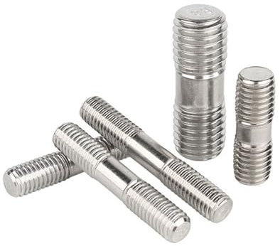 TULDYS WALENI 5-10 Stück GB901 Setup Stehbolzen 304 Edelstahl Doppelendbolzen Schraube Doppelendgewindestange M3 M4 M5 M6(20mm,M5-5Pcs)