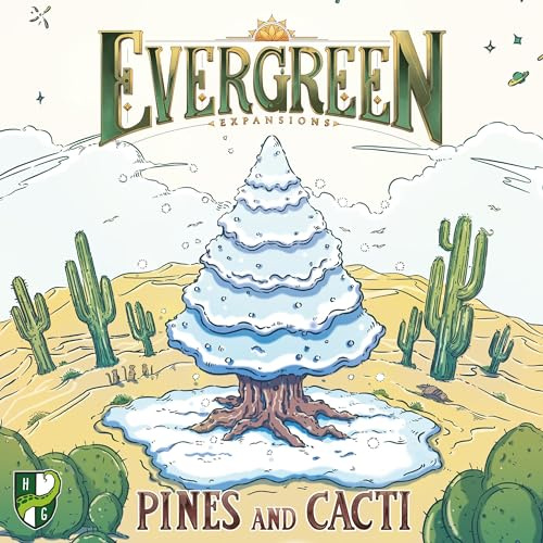 Horrible Guild | Evergreen Pines and Cacti | Expansion | Two Modular Expansions For Evergreen | 1 To 4 Players Ages 8+ | English