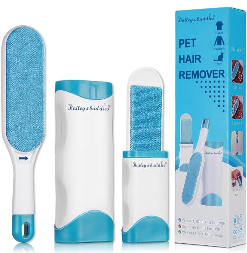 Bailey & buddies® Togli Peli Animali, Leva Peli Animali, Animali Domestici peli Rimozione, Riutilizzabile Spazzola, Spazzola Peli Cane Gatto