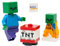 LEGO Minecraft Mini Set: Zombie Minifigure with Burning Baby Zombie and TNT