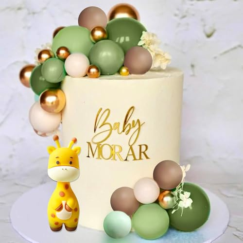 Giraffe Cake Topper Safari Baby Shower Cake Decorations Two Wild Cake Wild One Cake Topper Safari Cake Decorations 1st Birthday Girl Zoo Animal Cake Toppers