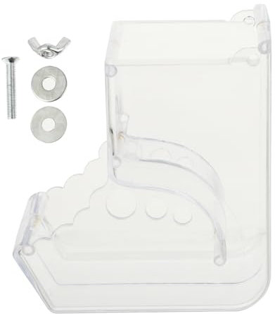 Milisten Hamster Feeder Automatic Pet Feeder Food Holder Skid Plastic for Pet Food Dispensing