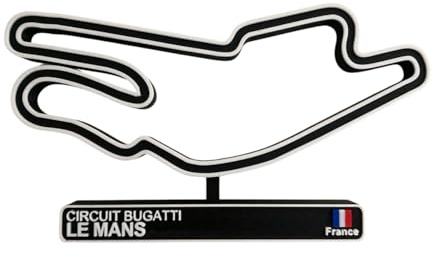 Circuit Bugatti, Maquette de Circuit de Course 3D, Décoration Automobile