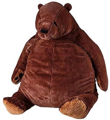 AURWEL XXL Braunbär Kuscheltier 80cm,Weiches Braunbär Spielzeug &Plüschtier,Großes Stofftier Braunbär für Kinderzimmer-Deko,Einfach zu Reinigen Familie,Freunde und Tierliebhaber