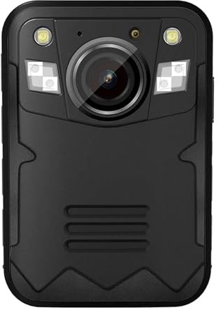QZCX Bodycam, 1800P Q5 Mini Body Camera 4K Telecamera della polizia Grandangolare Piccola telecamera DVR Visione notturna Body Cam Mini videocamera for la polizia(4K＋WIFI＋GPS)