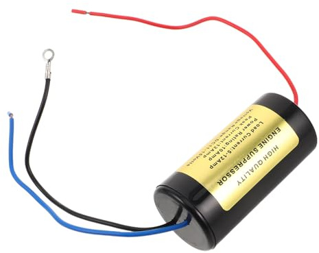 HOMSFOU Filtro Antirumore per Autoradio Isolatore di Disturbi per Circuito Elettrico Riduttore di Interferenze per Motore Autoradio Compatibile con Vari Modelli di Auto