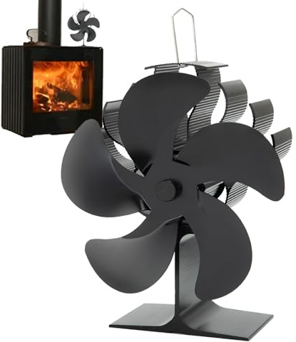 Ventiladores de estufa alimentados por calor,Ventilador de estufa de pellets para el hogar | Ventiladores de de leña termoeléctricos para estufas de leña, pellets, ahorro de energía y tra
