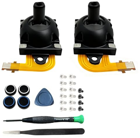 2-Pack Joystick Replacement Kit for PlayStation Portal PS Portal Console/PS5 VR2, Upgrade Anti-Drift Analog Thumbstick,Analog Thumb Stick Repair Joystick Repair Tool kit for PS Portal Console